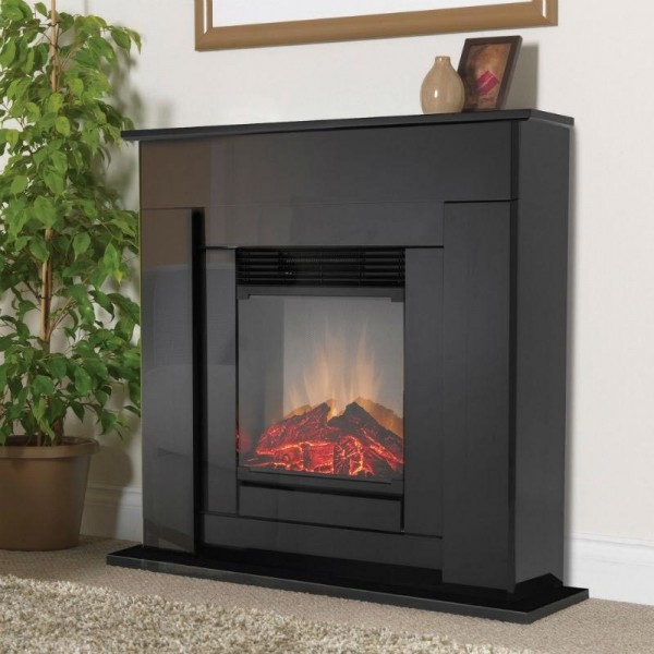 Dimplex COV20 Covelo Black Electric Fire Suite