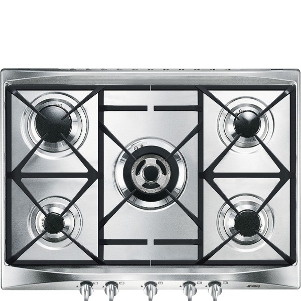 Smeg SR275XGH2 70cm Cucina Stainless Steel Gas Hob