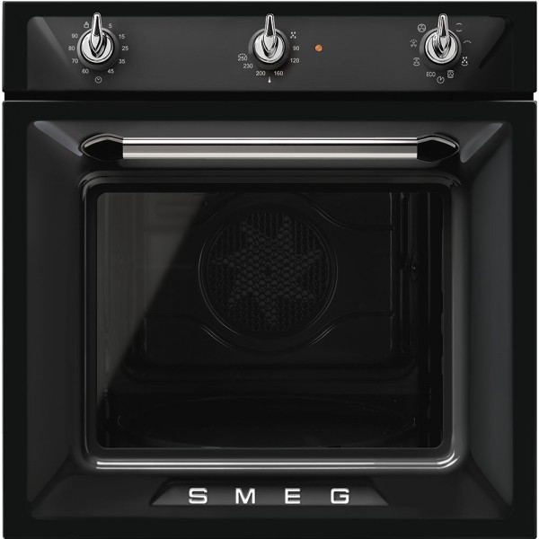 Smeg SF6905N1 60cm Victoria Built-In Black Single Oven