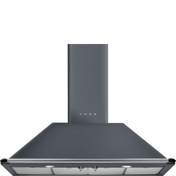 Smeg KT110GRE 110cm Victoria Grey Chimney Cooker Hood