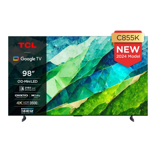 TCL 98C855K 98" 4K QLED HDR Google TV