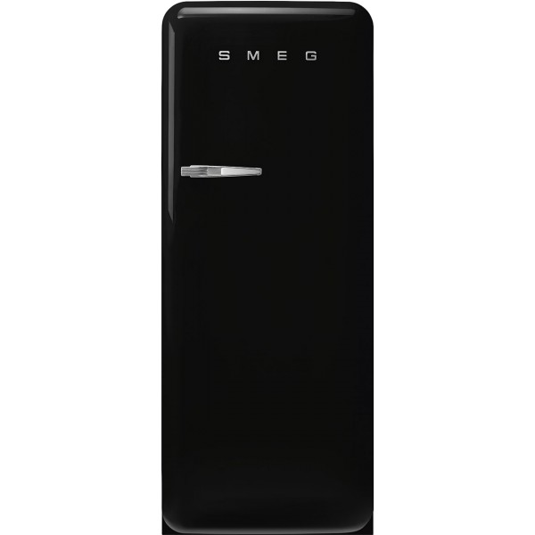 Smeg FAB28RBL6UK Right Hinge Black Freestanding Fridge