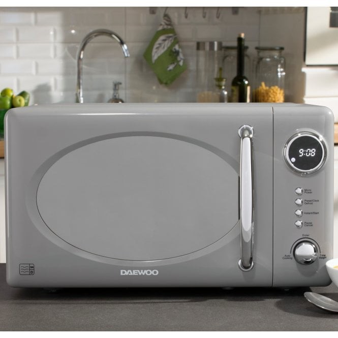Daewoo SDA2594GE Kensington Grey 800W Microwave Daewoo SDA2594GE Kensington Grey 800W Microwave