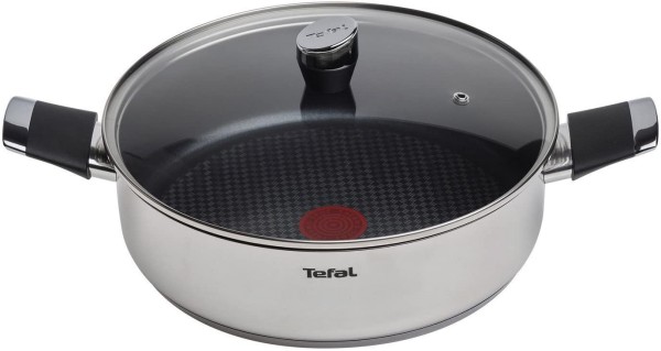 Tefal E8249044 Emotion 28cm Shallow Pan & Lid