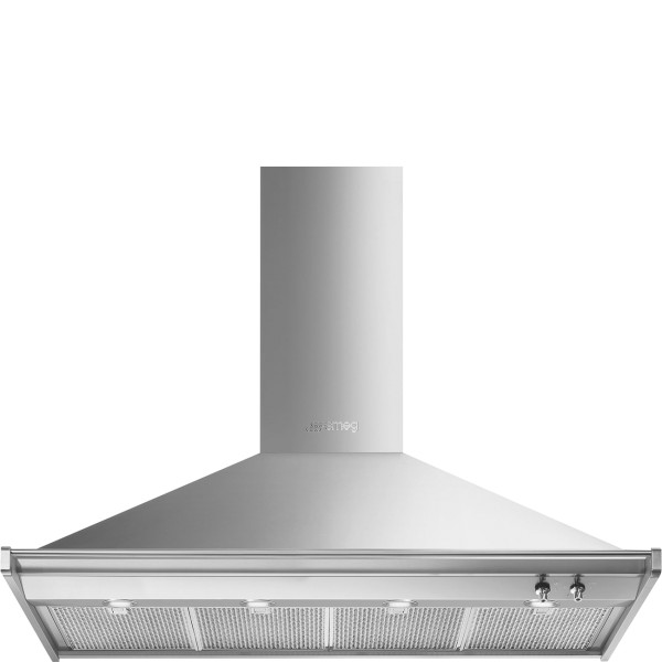 Smeg KD120HXE 120cm Classic Stainless Steel Chimney Cooker Hood