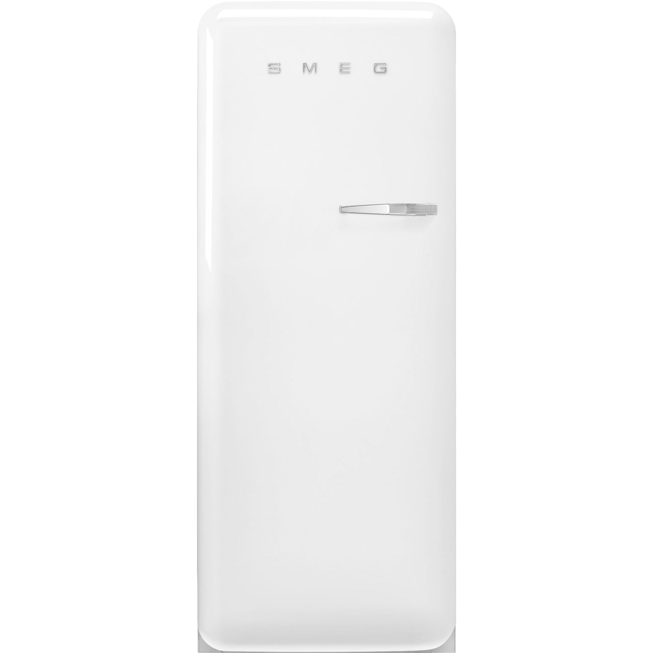 Smeg FAB28LWH5UK 60cm Wide Retro Fridge Left Hinged Smeg FAB28LWH5UK 60cm Wide Retro Fridge Left Hinged