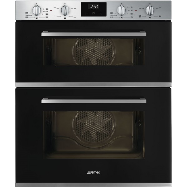 Smeg DUSF400B Cucina Built-Under Black Double Oven