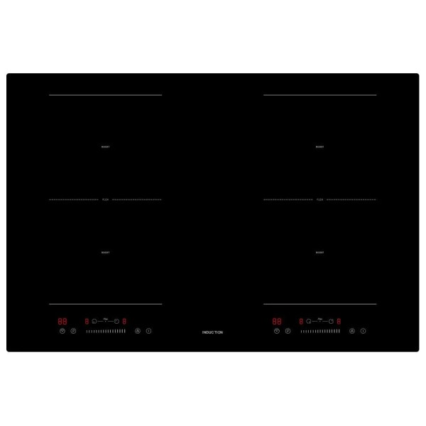 Teknix SCIH77SL 90cm Wide Slider Touch Control Induction Hob