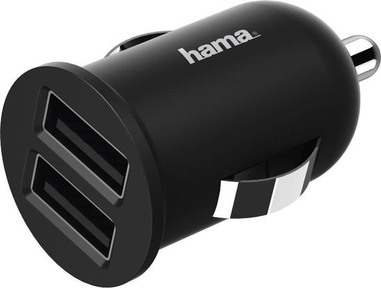 Hama 00178369 12V In-Car Fast Charging 2 Port USB Charger