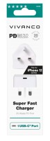 Preview: Vivanco 62402 Super Fast 20W USB-C Charging Plug Preview: Vivanco 62402 Super Fast 20W USB-C Charging Plug