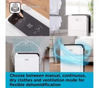 Preview: Black and Decker BXEH6008GB 30L White Dehumidifier Preview: Black and Decker BXEH6008GB 30L White Dehumidifier