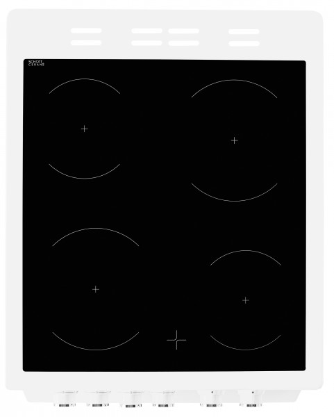 50cm Electric Freestanding Cooker With Double Oven And Ceramic Hob