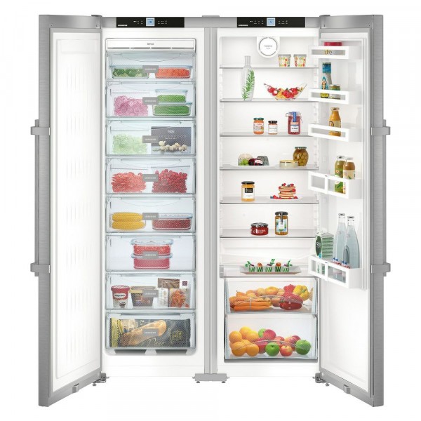 121cm Wide Side By Side Combination In Stainless Steel