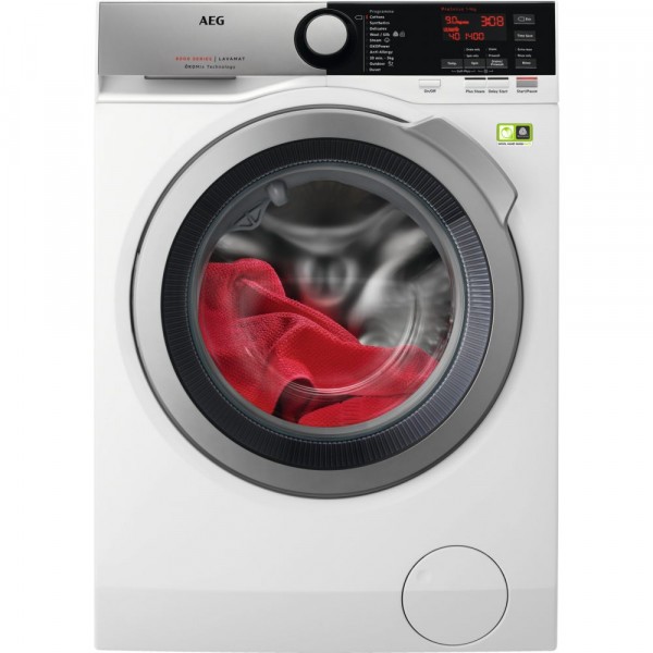 9kg 1600rpm A+++ Washing Machine In White Steam Cycle