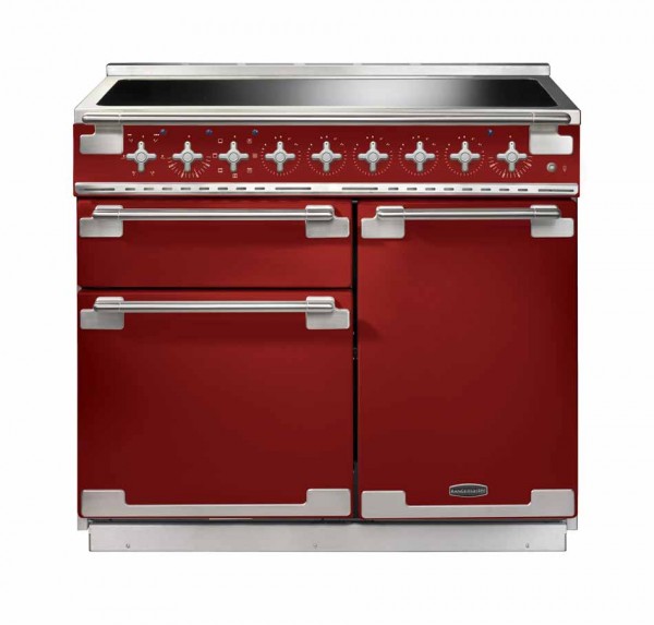 Elise 100cm Electric Induction Range Cooker In Red