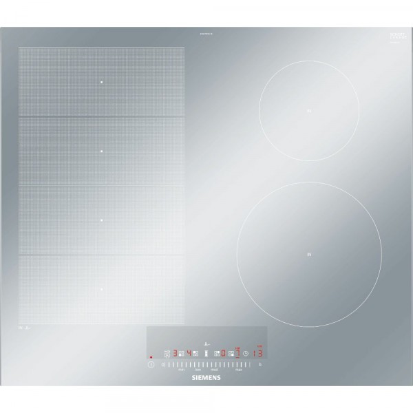 60cm 4 Zone Single Flex Induction Hob In Silver