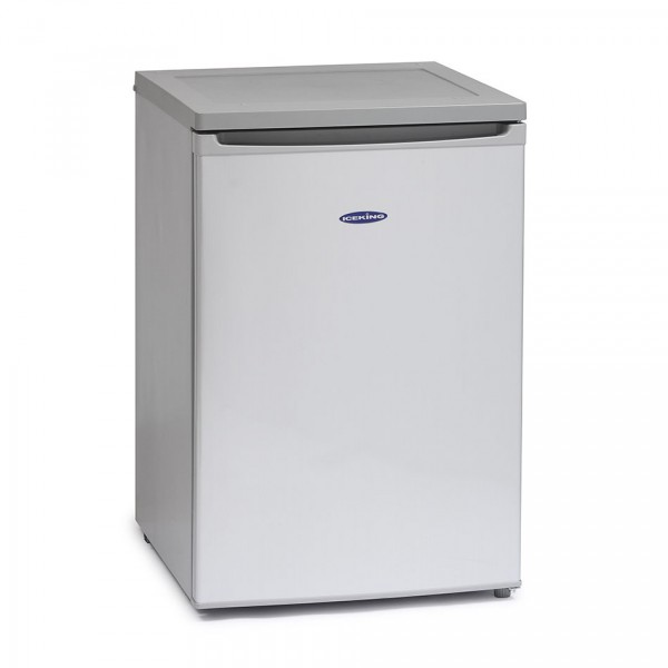 55cm Under Counter Fridge With 4* Ice Box In Silver