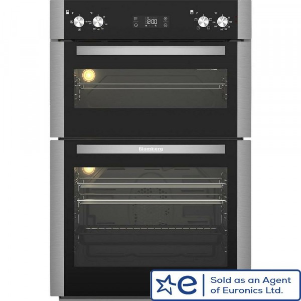 Built In Column Double Oven In Stainless Steel