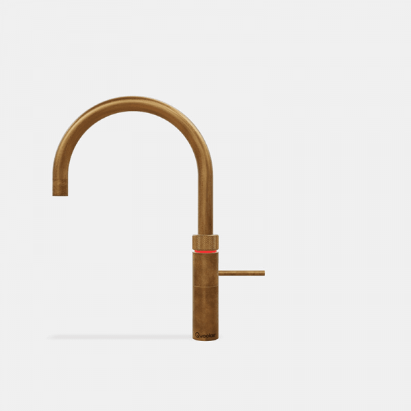 Fursion Round Spout Tap In Patinated Brass