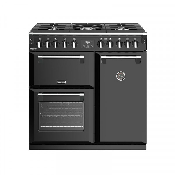 90cm Dual Fuel Richmond Range Cooker in Black
