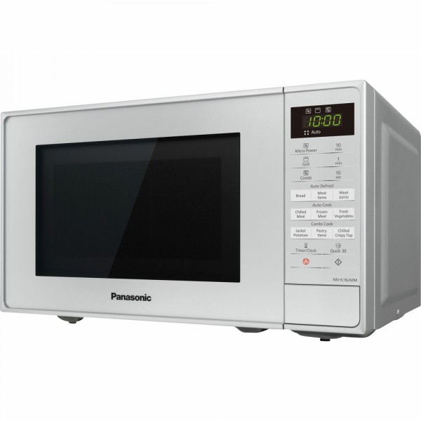 800w 20ltr Microwave With Grill In Silver