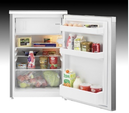 4* 55cm Icebox Fridge in Silver