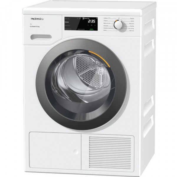 8kg Heat-Pump Condenser Sensor Tumble Dryer In White