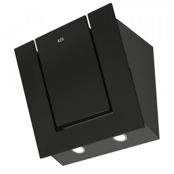 55cm Angled Black Chimney Hood