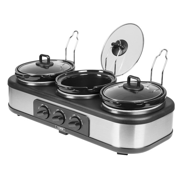 3 Pot Slow Cooker