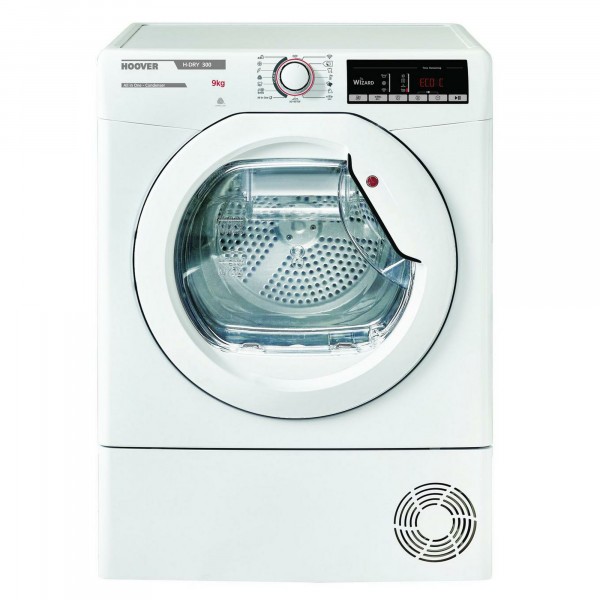 9kg Condenser Sensor Tumble Dryer In White
