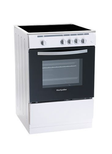 60cm Ceramic Single Fan Oven White