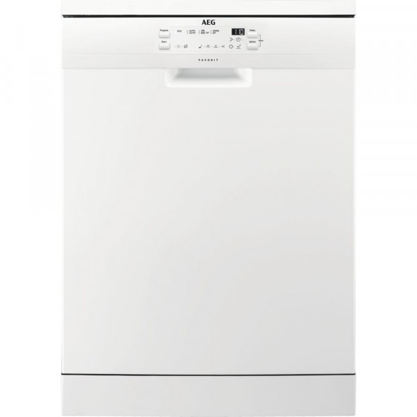 13 Place 4 Programme Full Size Dishwasher In White