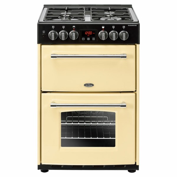 Farmhouse 60cm Dual Fuel Cooker In Cream