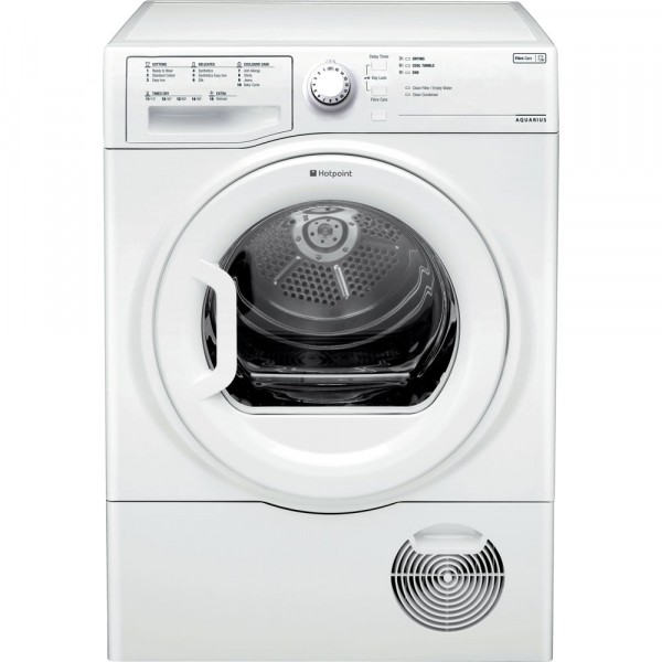 8kg Sensor Condenser Tumble Dryer in White
