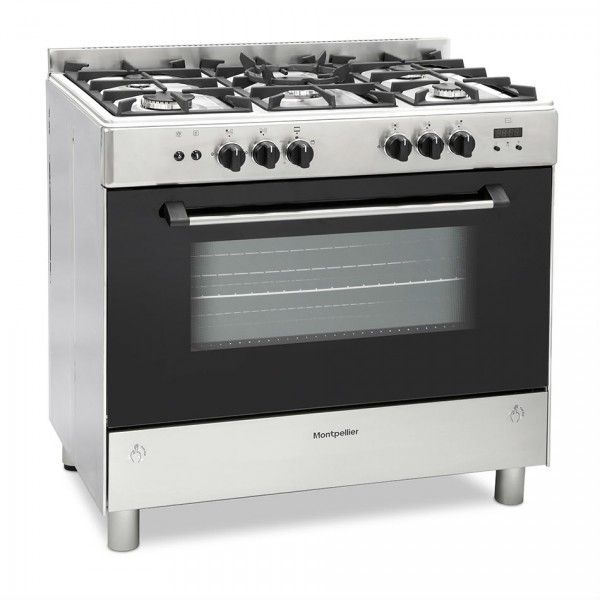 90cm Single Cavity Gas Range Cooker In Stainless Steel