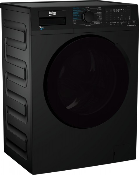 Black 7kg Wash Load Washer Dryer In Black