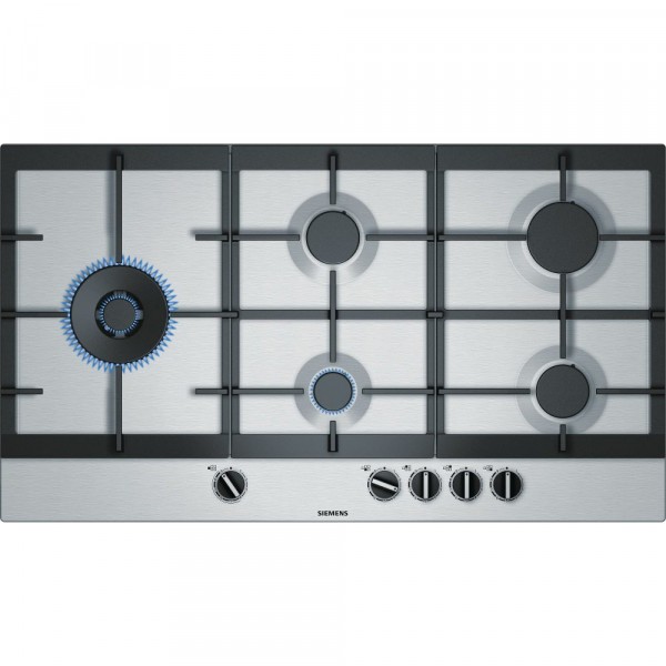 90cm iQ500 5 Burner Gas Hob In Stainless Steel
