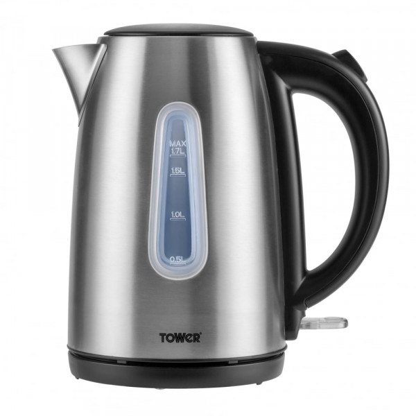 1.7L Brushed Stainless Steel Cordless Kettle
