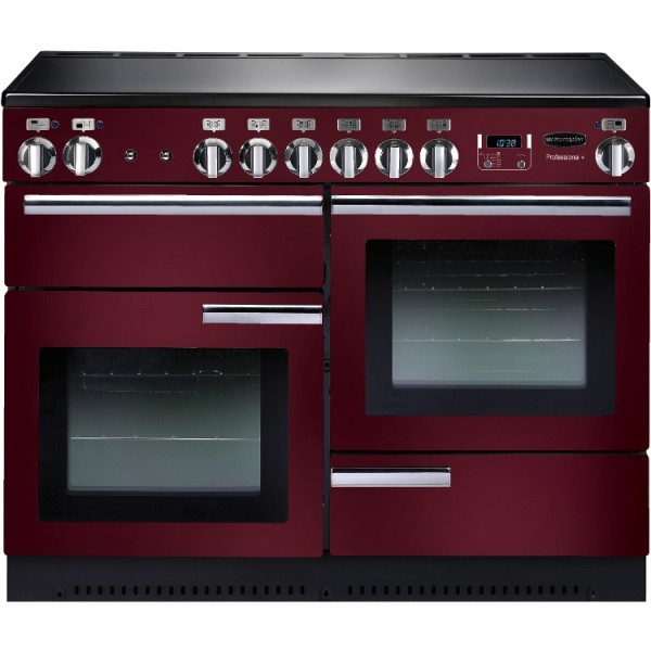 Rangemaster PROP110ECCY/C Professional Plus Cranberry 110cm Electric Ceramic Range Cooker