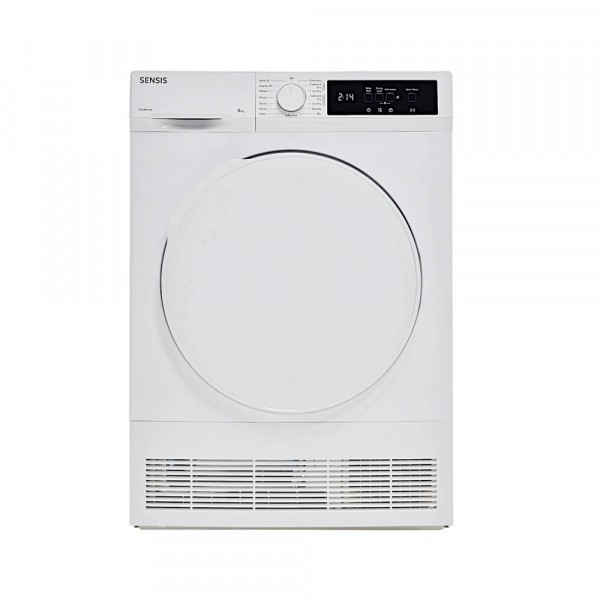 Sensis TDCF018BW 8kg Condenser Tumble Dryer