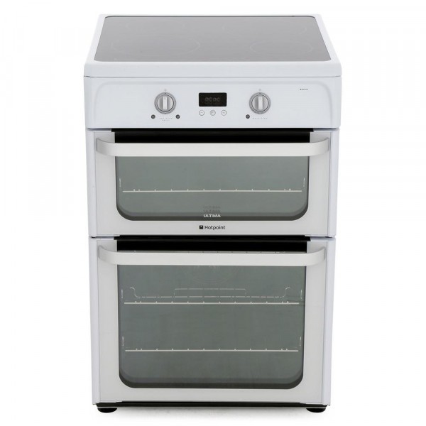 Hotpoint Ultima HUI612P Electric Cooker with Double Oven