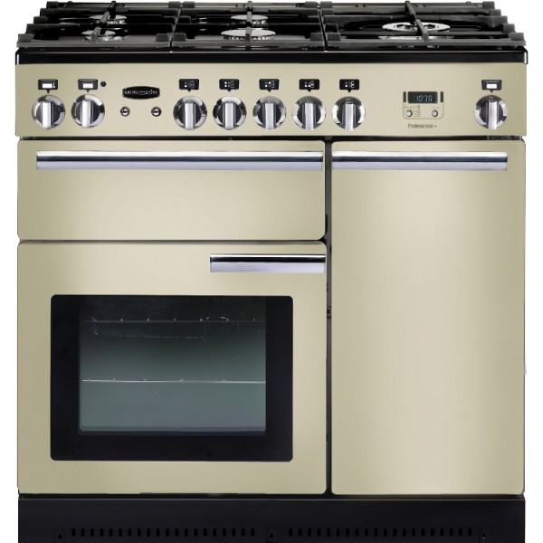 Rangemaster PROP90DFFCR/C Professional Plus Cream 90cm Dual Fuel Range Cooker