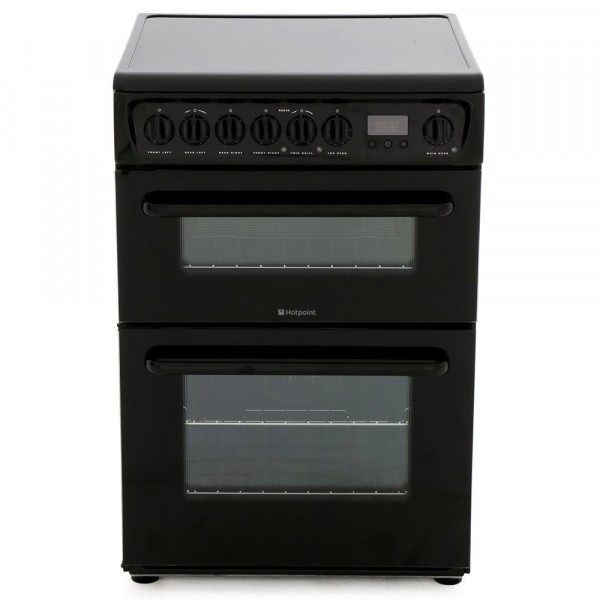 Hotpoint HAE60KS Ceramic Electric Cooker with Double Oven