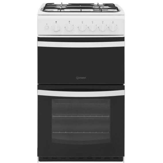 Indesit ID5G00KCW/UK Gas Cooker Separate Grill