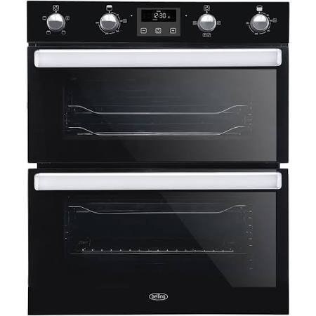 Belling BI702FP Blk Double Built Under Electric Oven