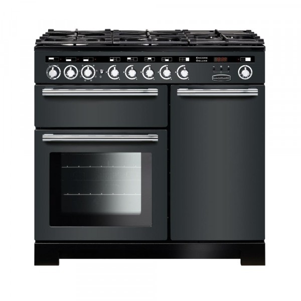 Rangemaster EDL100DFFSL/C Encore Deluxe Slate 100cm Dual Fuel Range Cooker