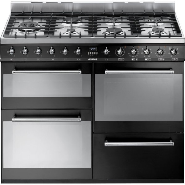 Smeg Symphony SYD4110BL 110cm Dual Fuel Range Cooker