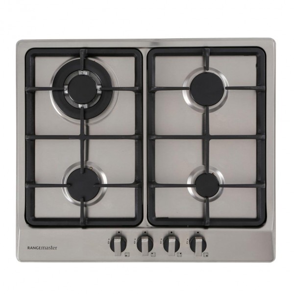 Rangemaster RMB60HPNGFSS Stainless Steel 4 Burner Gas Hob