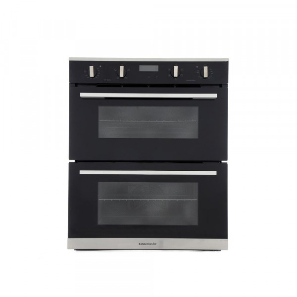 Rangemaster RMB7245BLSS Stainless Steel Double Built Under Electric Oven