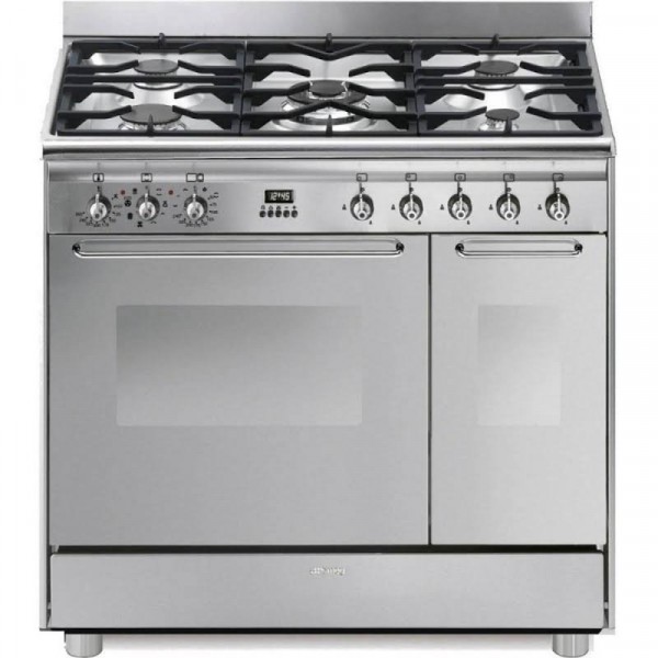 Smeg Cucina CC92MX9 90cm Dual Fuel Range Cooker